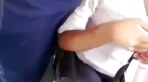 Milf berpayu dara besar dan babe berambut perang menggoda jiran awek melayu buat seks tetek kecil mereka